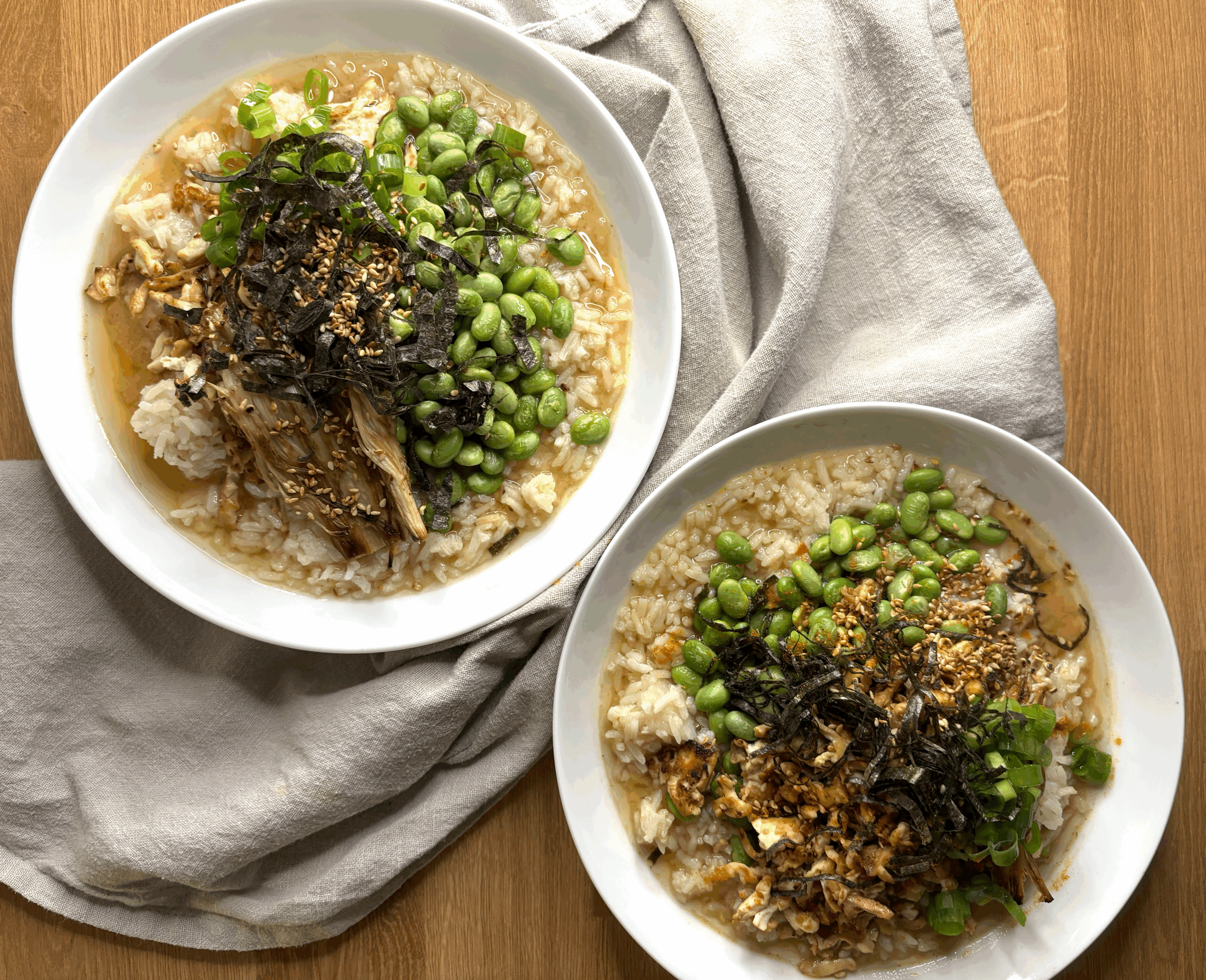 Rice ramen bowl