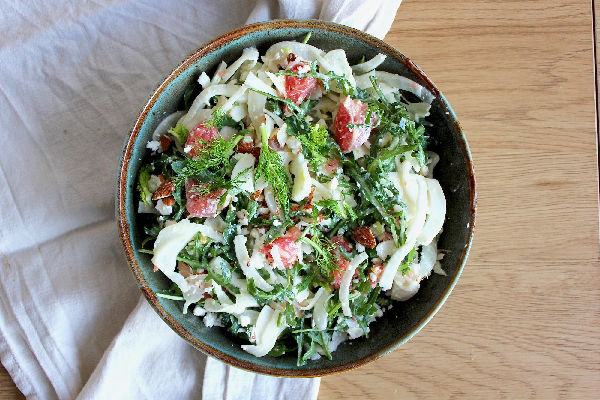 Fennel and grapefruit salad