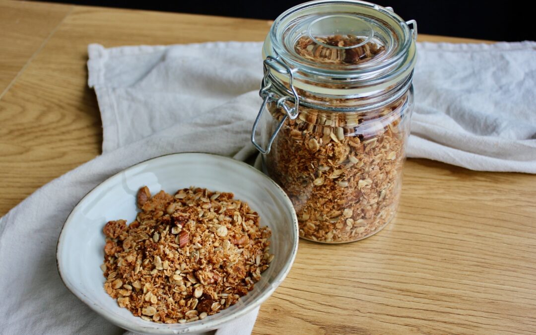 Coconut maple granola