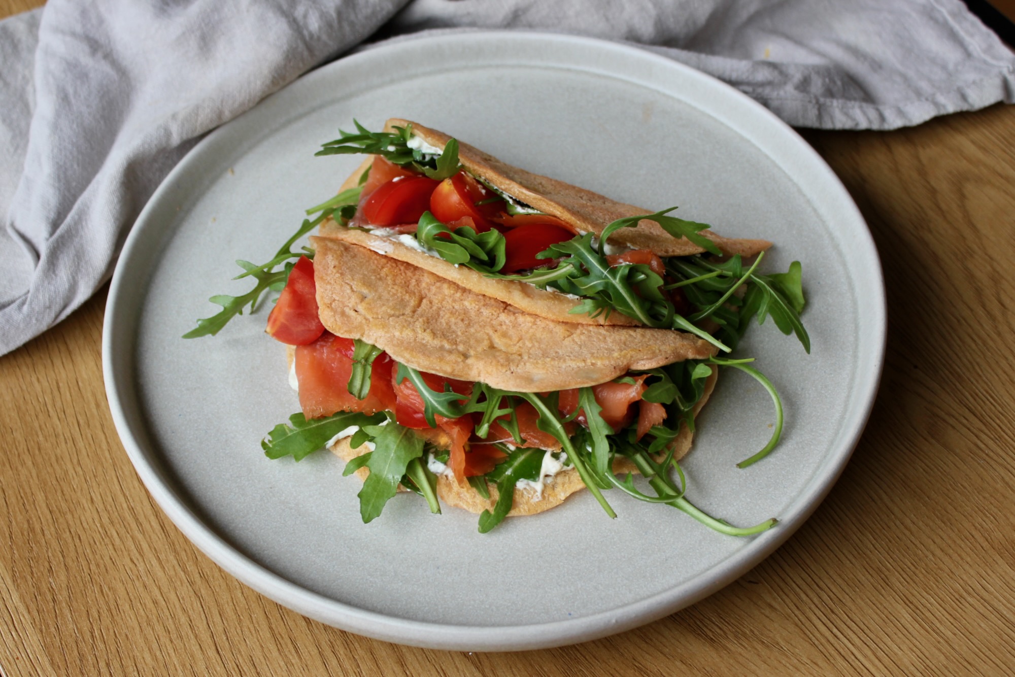 Red lentil wraps