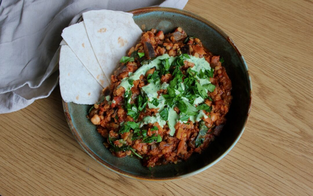 Harissa lentil stew