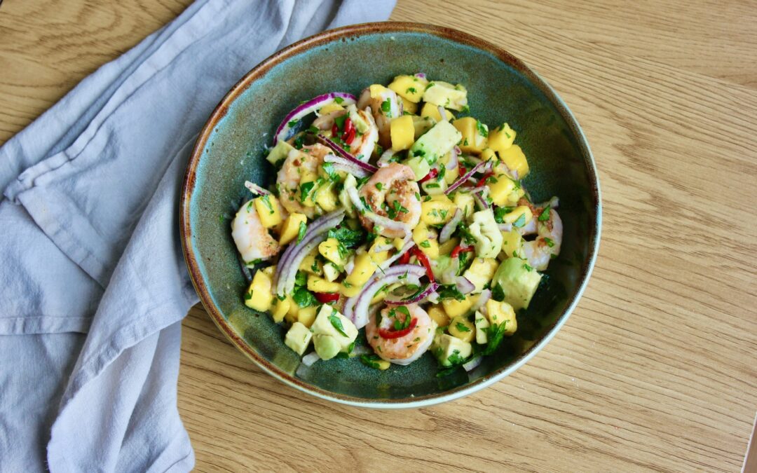 Shrimp mango salad